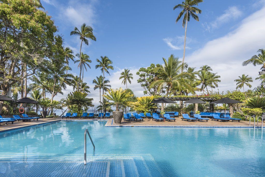 Hotel The Warwick Fiji Korolevu  Esterno foto Pool at the hotel
