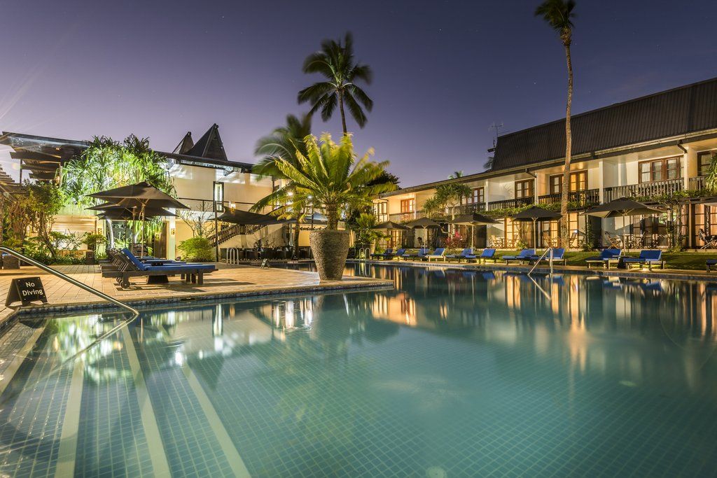 Hotel The Warwick Fiji Korolevu  Esterno foto The pool at the hotel
